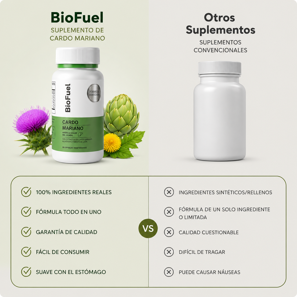 BioFuel™ — Para el cuerpo que no responde aunque hagas todo bien.