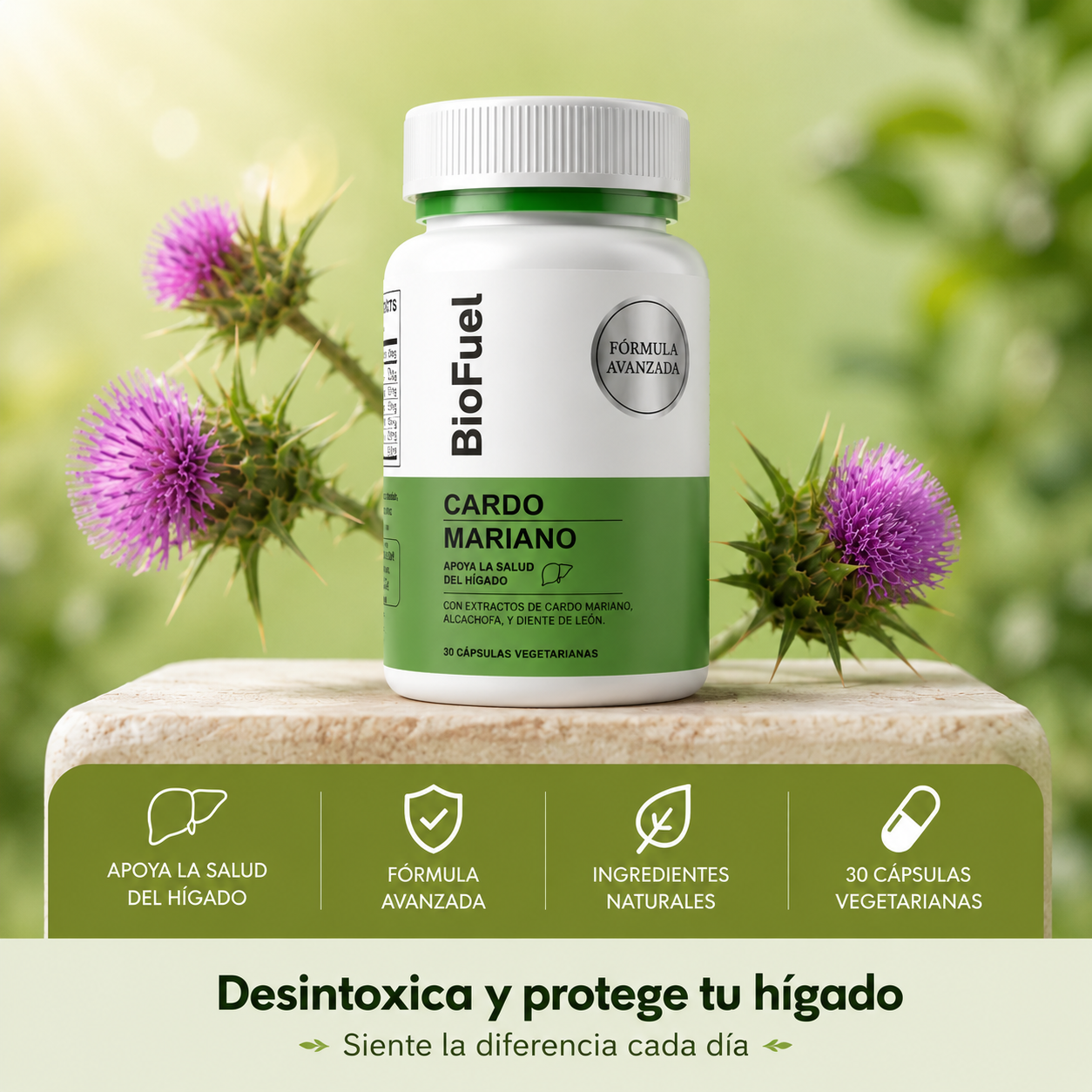 BioFuel™ — Para el cuerpo que no responde aunque hagas todo bien.
